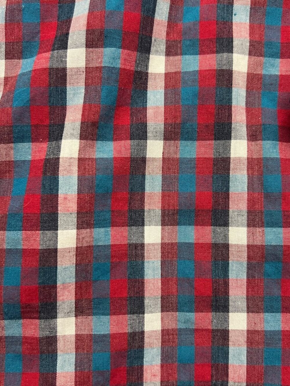 Levi's Modern Western Pearl Snap Red Plaid Button Down Men's Shirt XXL - Picture 3 of 8